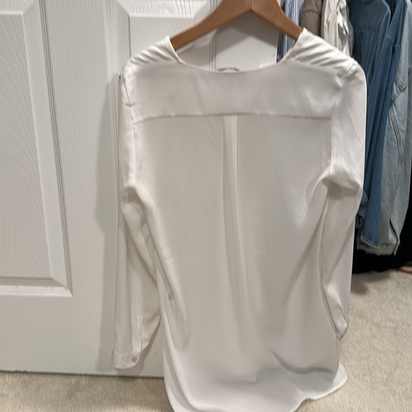 H&m basic off white blouse sz8 - Picture 2 of 2